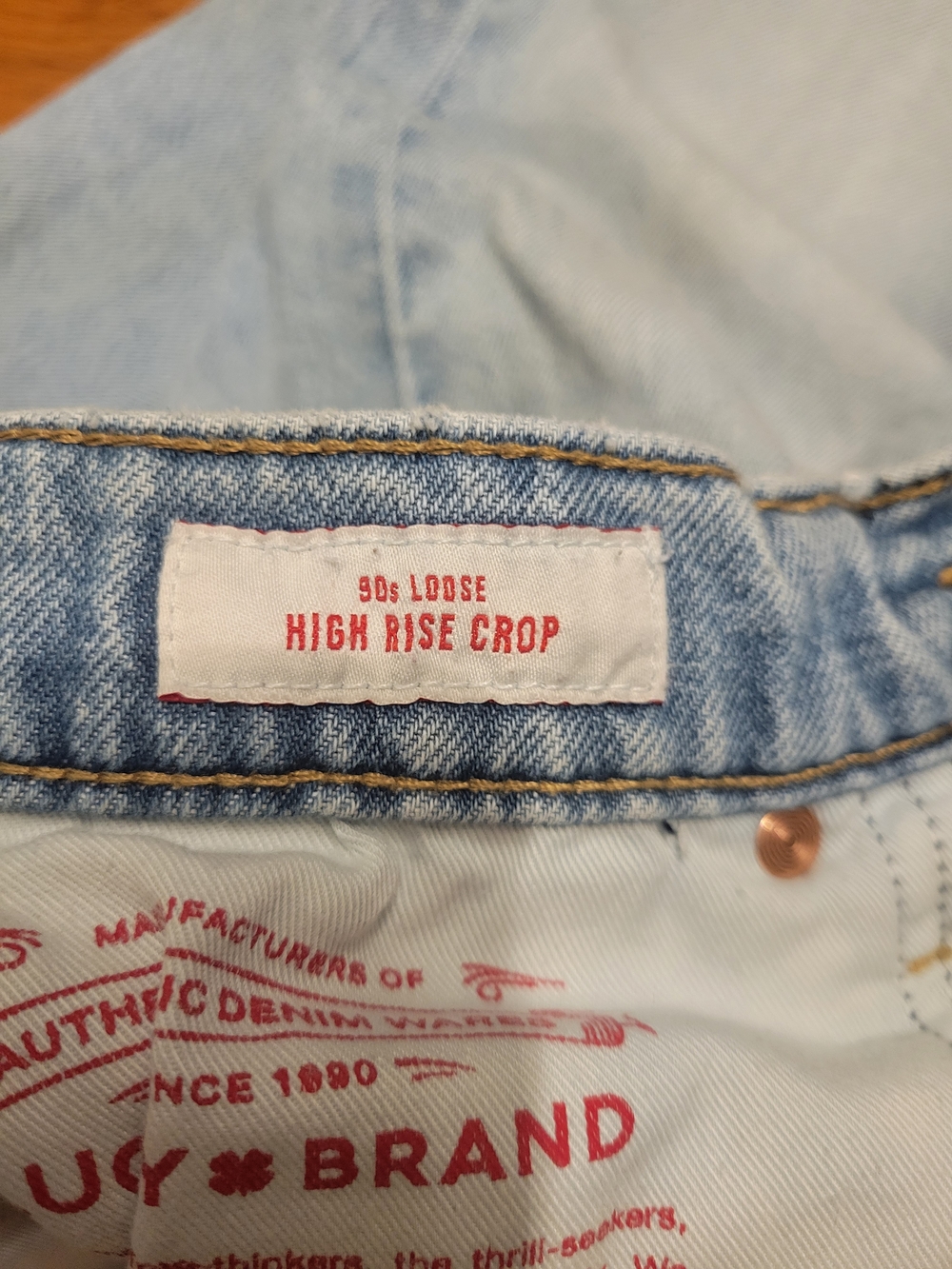Lucky Brand 90s Loose High Rise Crop Jeans | 00/24 - Picture 14 of 16